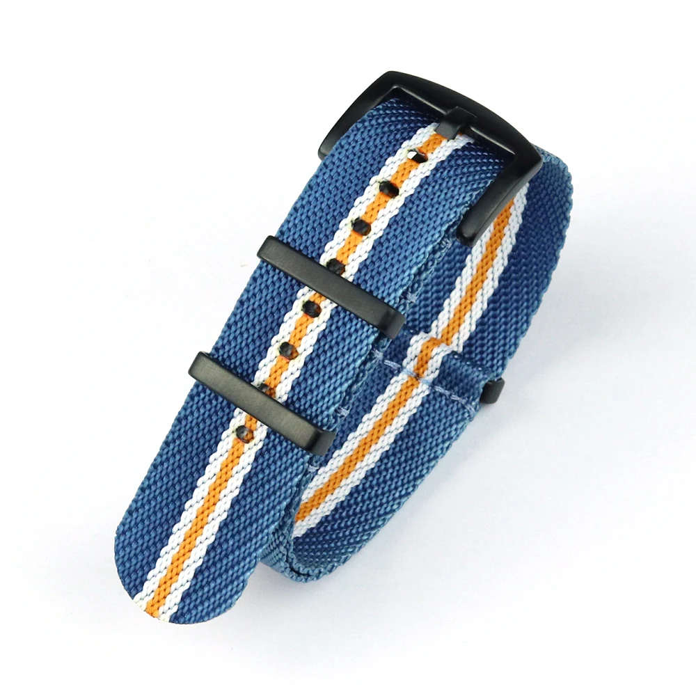 Nylon Watch Strap 20mm 22mm Stripe Watchband Replacement Watch Band Military Wristband Accessories For T-udor Watch Straps