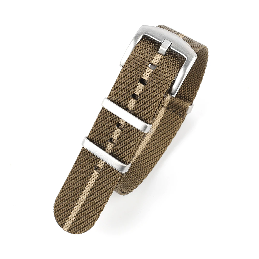 Nylon Watch Strap 20mm 22mm Stripe Watchband Replacement Watch Band Military Wristband Accessories For T-udor Watch Straps