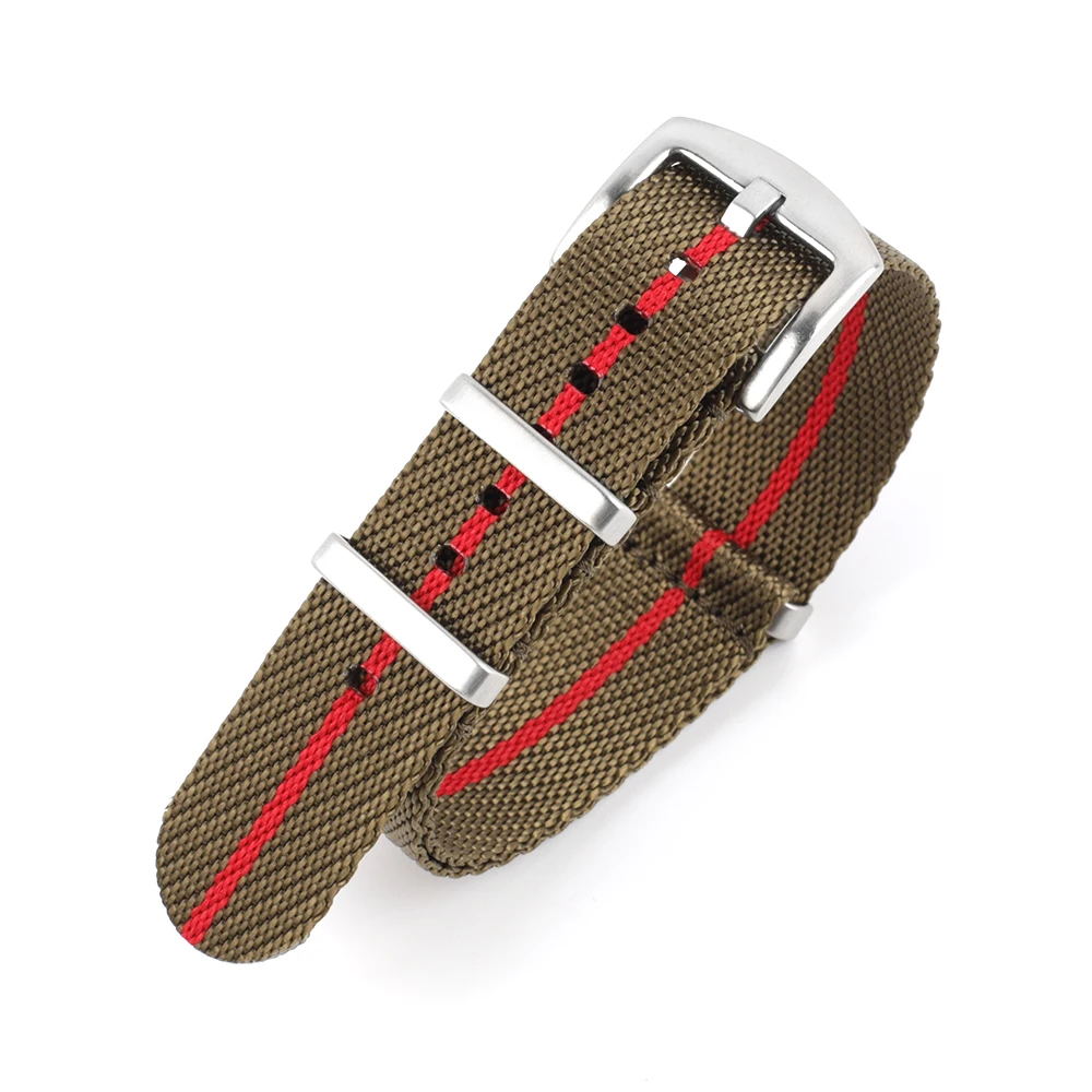 Nylon Watch Strap 20mm 22mm Stripe Watchband Replacement Watch Band Military Wristband Accessories For T-udor Watch Straps