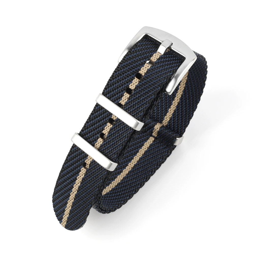 Nylon Watch Strap 20mm 22mm Stripe Watchband Replacement Watch Band Military Wristband Accessories For T-udor Watch Straps