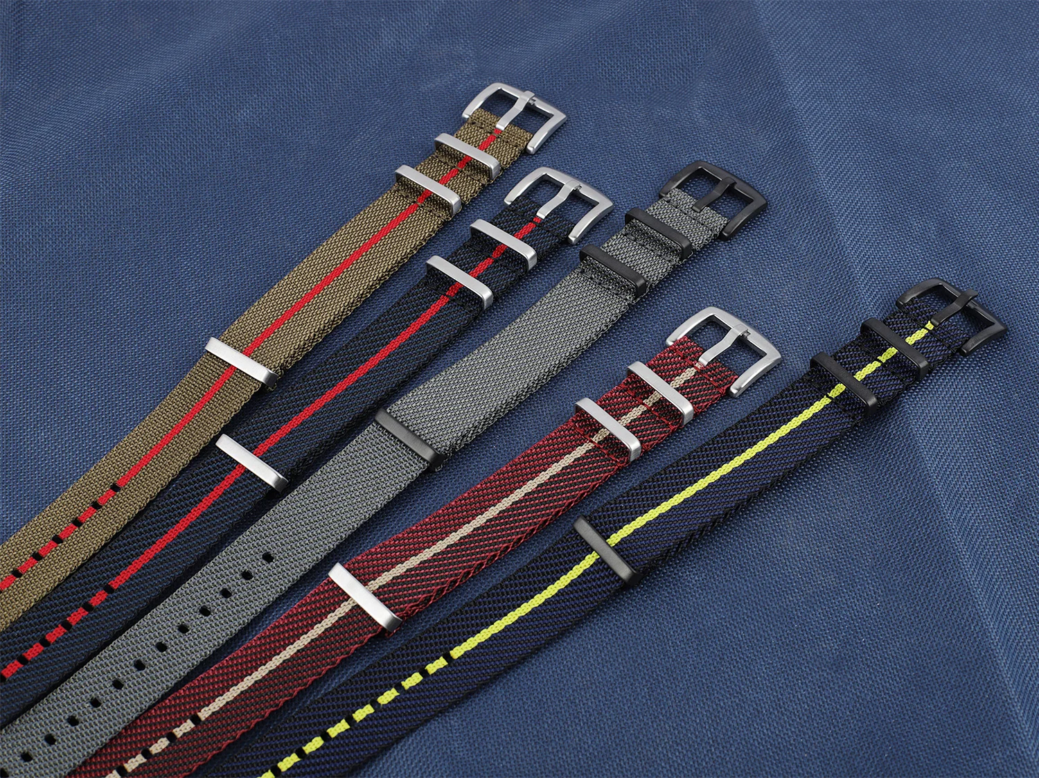 Nylon Watch Strap 20mm 22mm Stripe Watchband Replacement Watch Band Military Wristband Accessories For T-udor Watch Straps