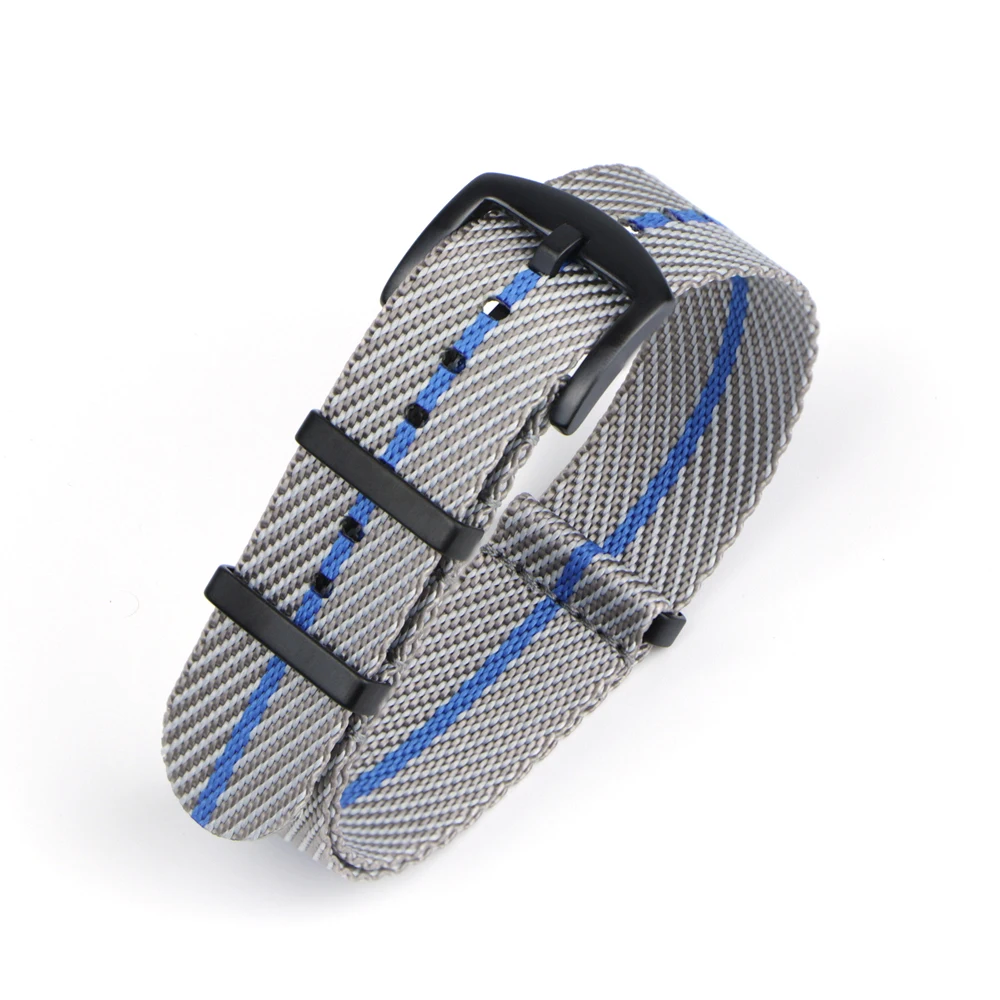 Nylon Watch Strap 20mm 22mm Stripe Watchband Replacement Watch Band Military Wristband Accessories For T-udor Watch Straps