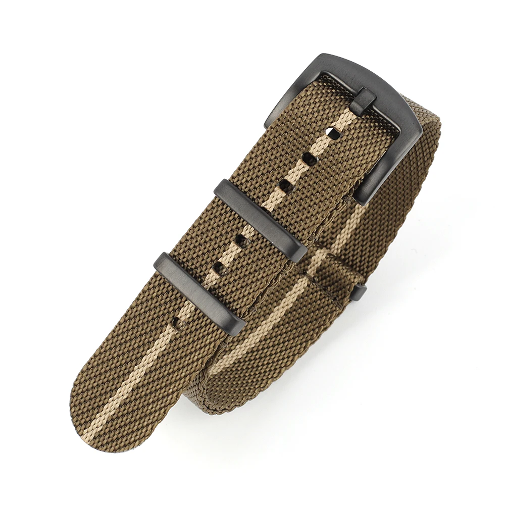 Nylon Watch Strap 20mm 22mm Stripe Watchband Replacement Watch Band Military Wristband Accessories For T-udor Watch Straps