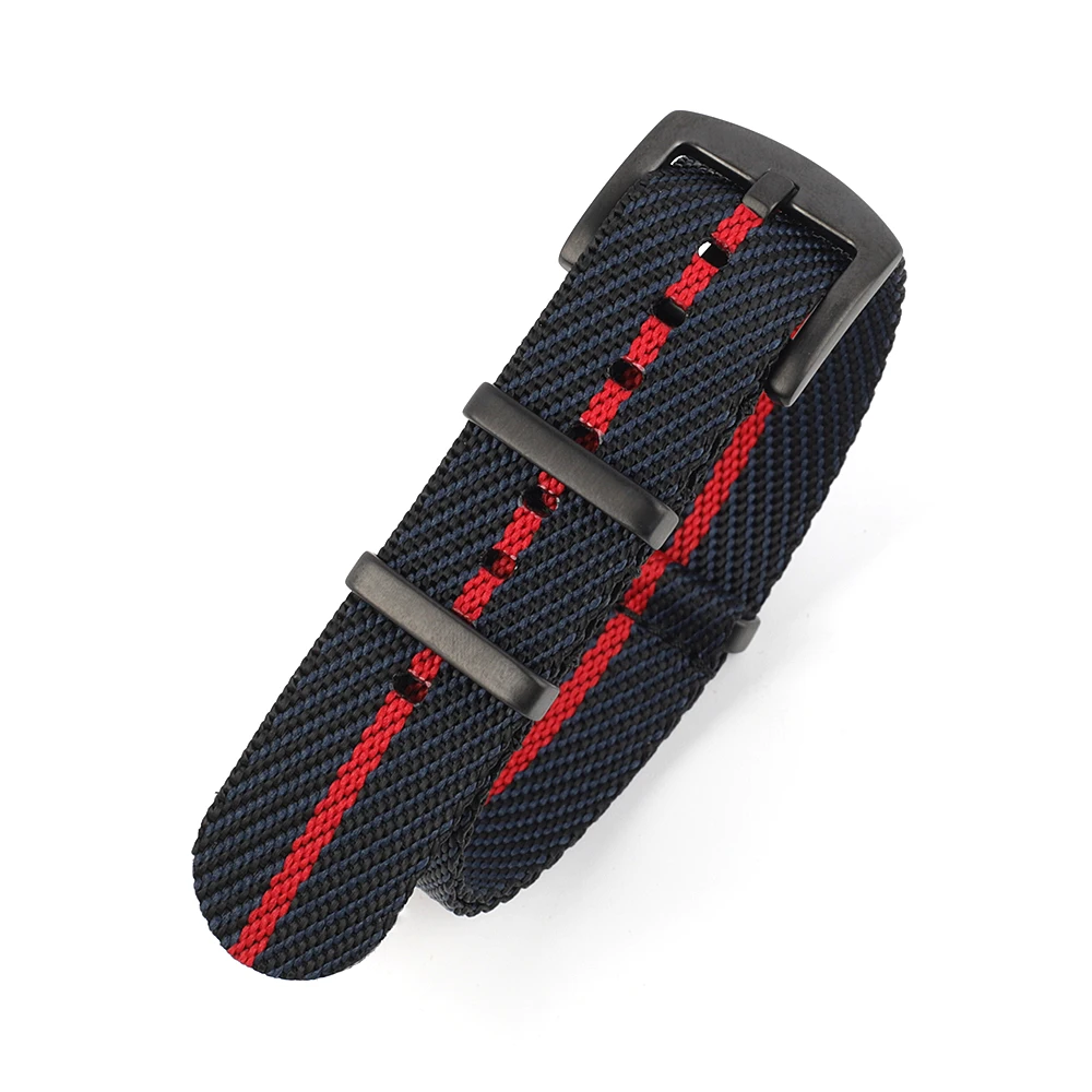 Nylon Watch Strap 20mm 22mm Stripe Watchband Replacement Watch Band Military Wristband Accessories For T-udor Watch Straps