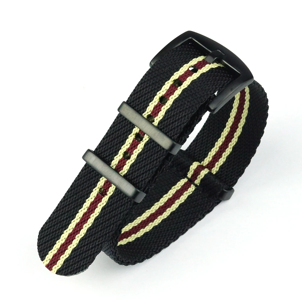 Nylon Watch Strap 20mm 22mm Stripe Watchband Replacement Watch Band Military Wristband Accessories For T-udor Watch Straps