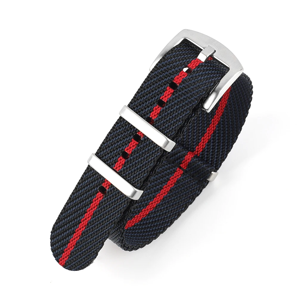 Nylon Watch Strap 20mm 22mm Stripe Watchband Replacement Watch Band Military Wristband Accessories For T-udor Watch Straps
