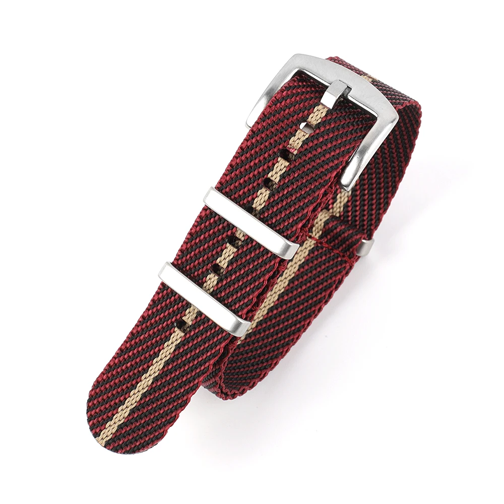 Nylon Watch Strap 20mm 22mm Stripe Watchband Replacement Watch Band Military Wristband Accessories For T-udor Watch Straps