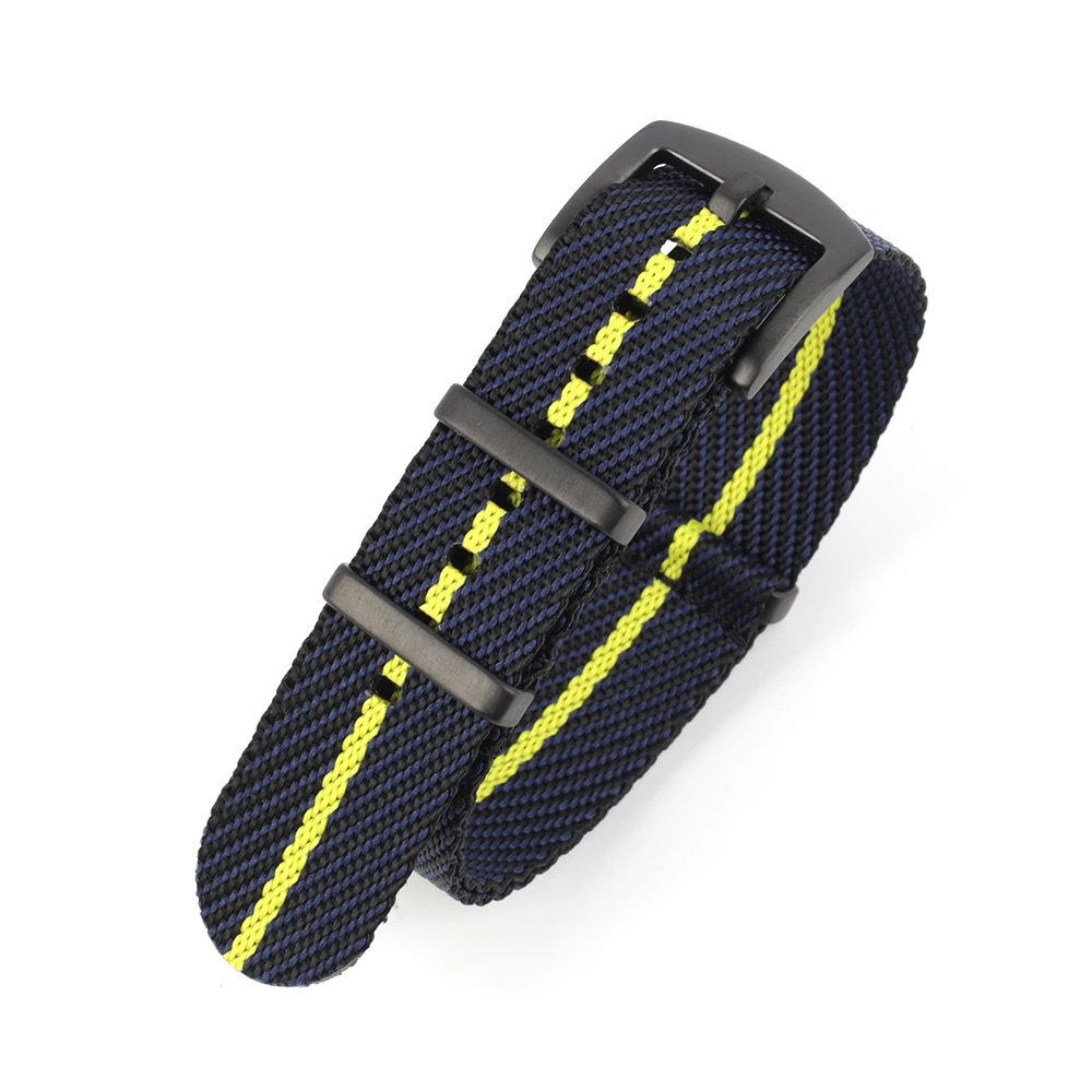 Nylon Watch Strap 20mm 22mm Stripe Watchband Replacement Watch Band Military Wristband Accessories For T-udor Watch Straps