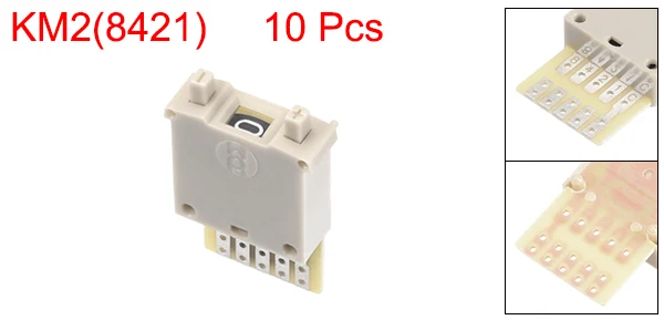 Uxcell 10/20Pcs DIP Switch BCD Code Thumb wheel Switch KM2 0-9 Digital Black/Cream Color/White 30x18x8/40x24x10 mm