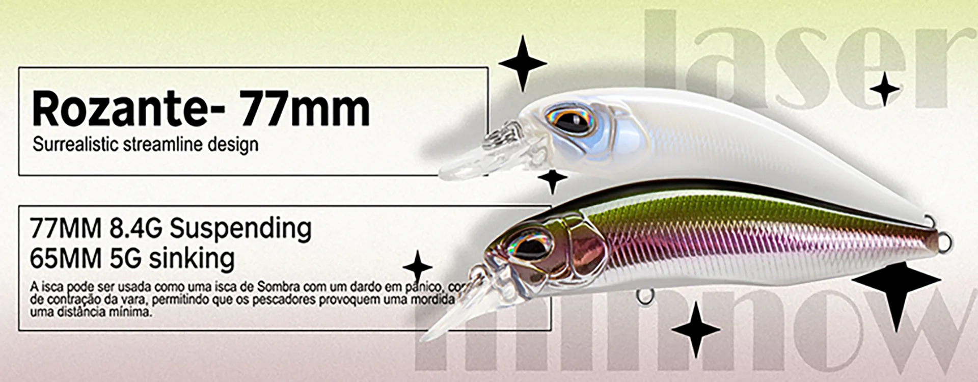 D1 Minnow Fishing Groundbait Wobblers 110mm 16g For Bass Pike Slow Floating Jerkbaits With Big Lip Long Casting Fish Tackle
