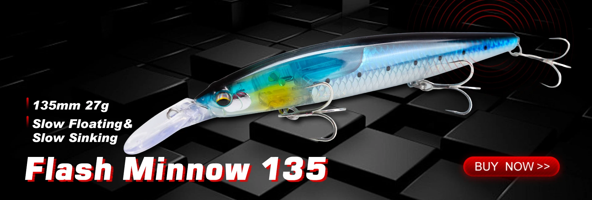 D1 Minnow Fishing Groundbait Wobblers 110mm 16g For Bass Pike Slow Floating Jerkbaits With Big Lip Long Casting Fish Tackle