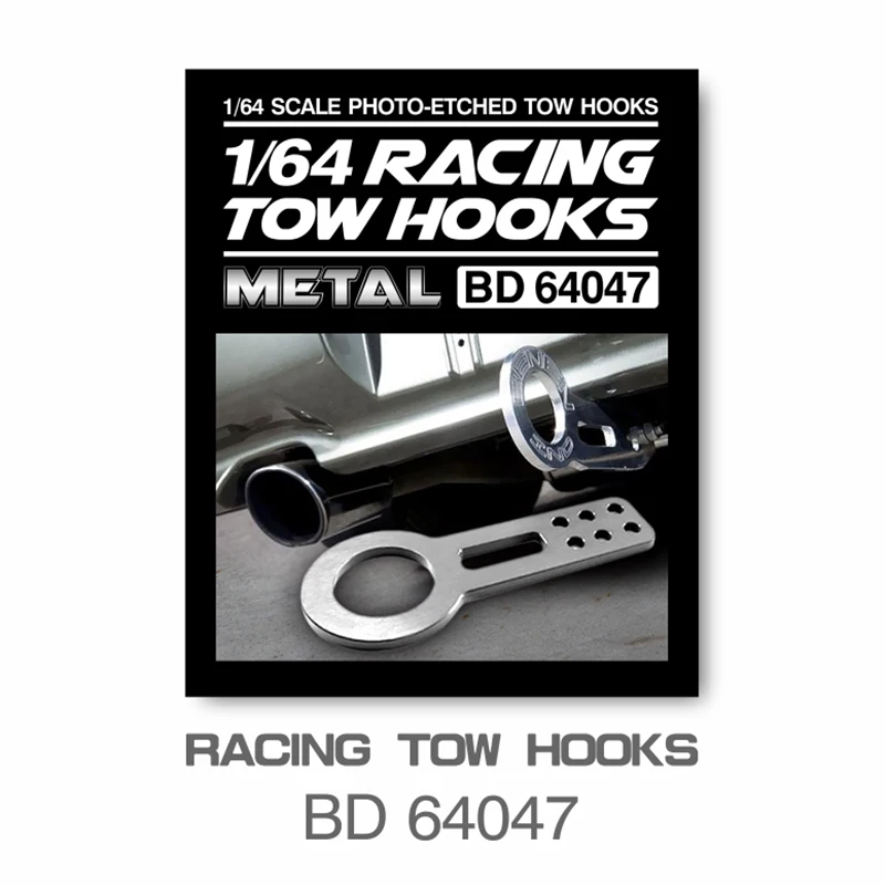 BNDS New 1/64 Metal Modified Parts Small Scale Exhaust Pipe Muffler Racing Style Pedal Set For Model Car Racing Vehicle Toy