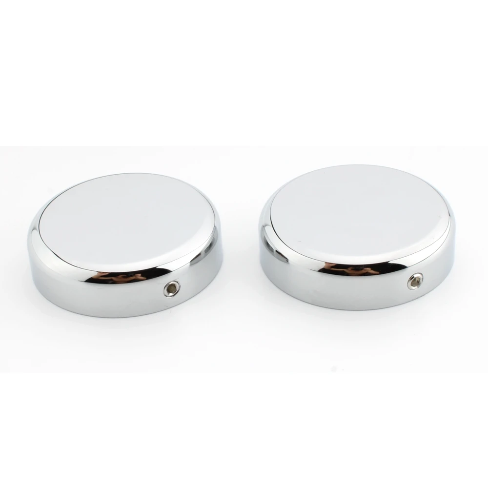 Chrome/BLACK UPPER FORK CAPS FOR HARLEY SOFTAIL STREET BOB Breakout FXSB FXBB Model