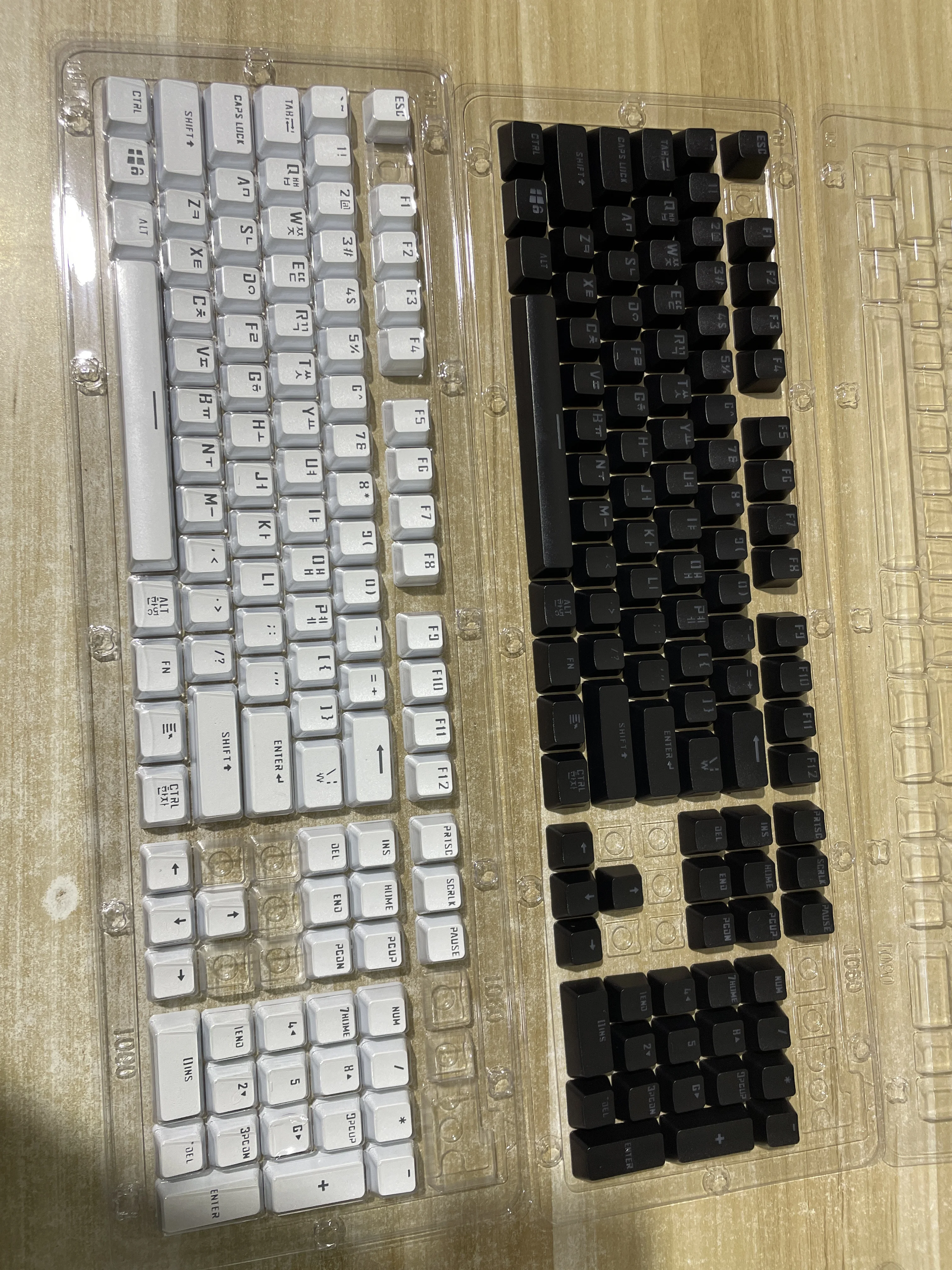 AZERTY French Spanish Transparent Keycaps 132keys Russian Korean for Mechanical Keyboard MX Switche DIY Support Led Lighting
