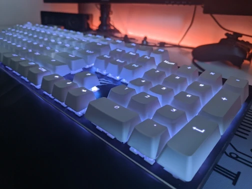 AZERTY French Spanish Transparent Keycaps 132keys Russian Korean for Mechanical Keyboard MX Switche DIY Support Led Lighting