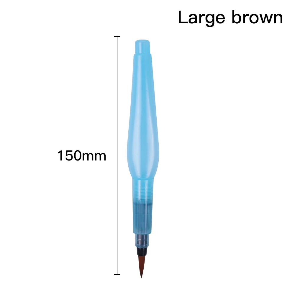 Soft Nylon Hair Self-Moisturizing Water Ink Storage Brush Pen Set for Calligraphy Watercolor Painting Drawing Art Supplies