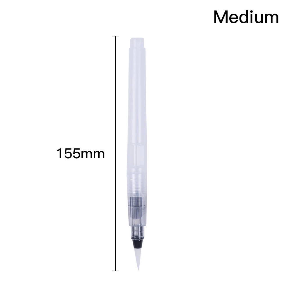 Soft Nylon Hair Self-Moisturizing Water Ink Storage Brush Pen Set for Calligraphy Watercolor Painting Drawing Art Supplies