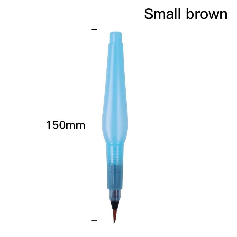 Soft Nylon Hair Self-Moisturizing Water Ink Storage Brush Pen Set for Calligraphy Watercolor Painting Drawing Art Supplies