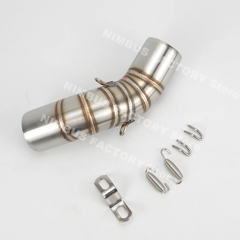 Z900 2017-2023 Slip-on Motorcycle Exhuast Middle Link Pipe Escape Muffler Adapter 51mm Connector for Kawasaki Z900 a2 2020-2022