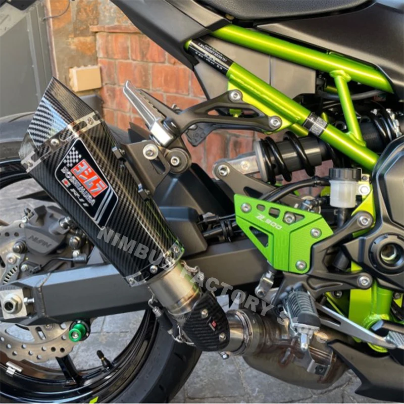 Z900 2017-2023 Slip-on Motorcycle Exhuast Middle Link Pipe Escape Muffler Adapter 51mm Connector for Kawasaki Z900 a2 2020-2022