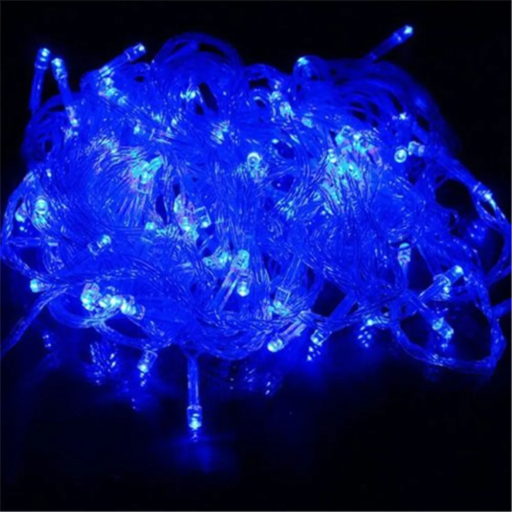 Led String Fairy Lights Christmas 10M 100LED 9Color 8 Modes AC220V/110V Holiday Lighting For Wedding Party Garland Decoration
