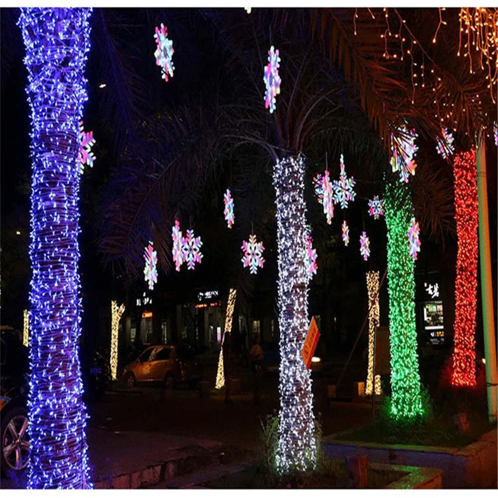 Led String Fairy Lights Christmas 10M 100LED 9Color 8 Modes AC220V/110V Holiday Lighting For Wedding Party Garland Decoration