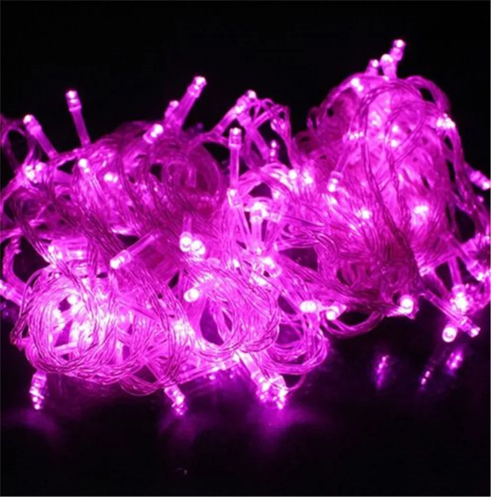 Led String Fairy Lights Christmas 10M 100LED 9Color 8 Modes AC220V/110V Holiday Lighting For Wedding Party Garland Decoration