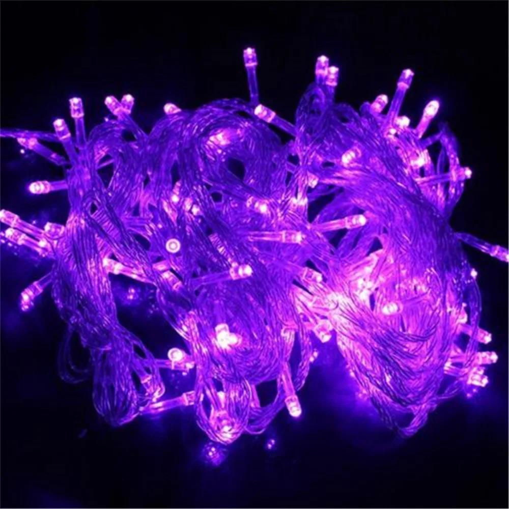 Led String Fairy Lights Christmas 10M 100LED 9Color 8 Modes AC220V/110V Holiday Lighting For Wedding Party Garland Decoration