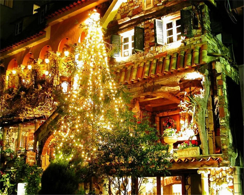 Led String Fairy Lights Christmas 10M 100LED 9Color 8 Modes AC220V/110V Holiday Lighting For Wedding Party Garland Decoration