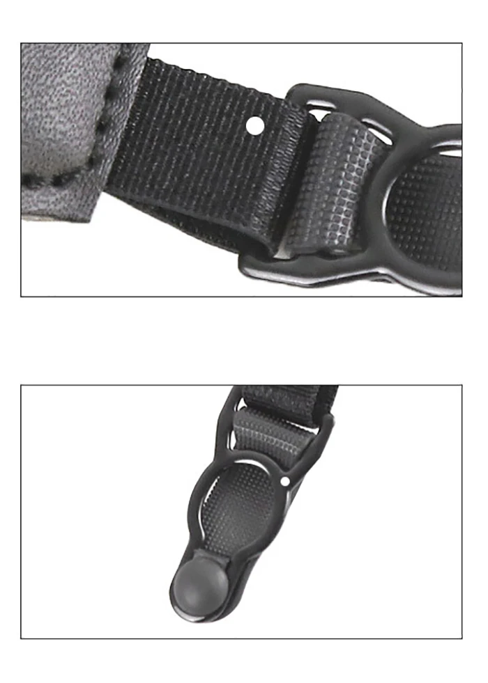 Black Adjustable Garters Suspenders Elastic Belt Hold Up Non-slip Clip JK Socks From Falling Off Sock For Women Men Accessories