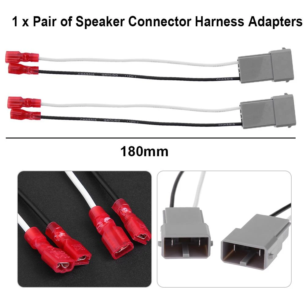 2Pcs/4Pcs Car Speaker Connector Harness Adapter For Honda Accord-Civic CRV-Acura CL TL MDX Wiring Cable Adaptor