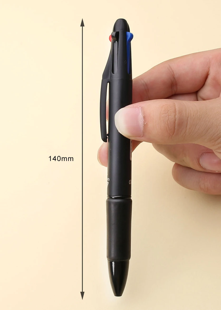 Deli 4 In1 Ballpoint Pen 0.7mm MultiColor Ink Refill Multifunction Pens for Marker Writing Scrapbook Stationery Back to School