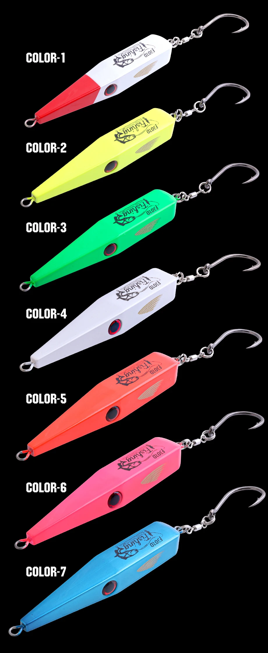 FJORD Pencil Bait 42g 55g 84g Needle Nose Surface Plug Trolling Fishing Hard Night Glow Saltwater Swimbait Sea Tuna Lures Items