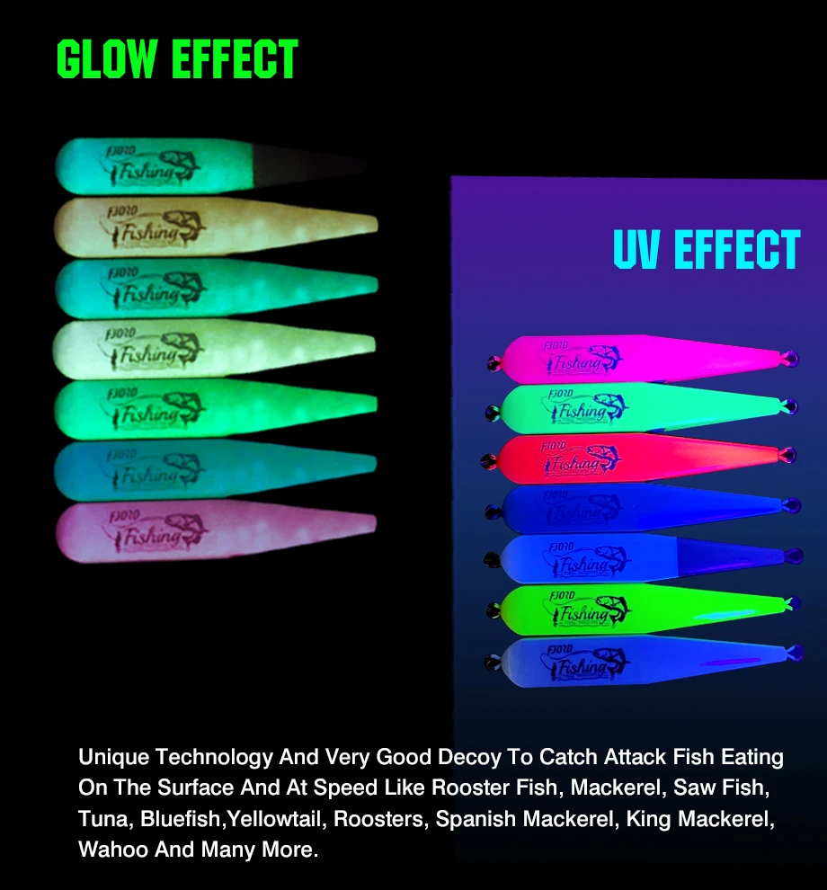 FJORD Pencil Bait 42g 55g 84g Needle Nose Surface Plug Trolling Fishing Hard Night Glow Saltwater Swimbait Sea Tuna Lures Items