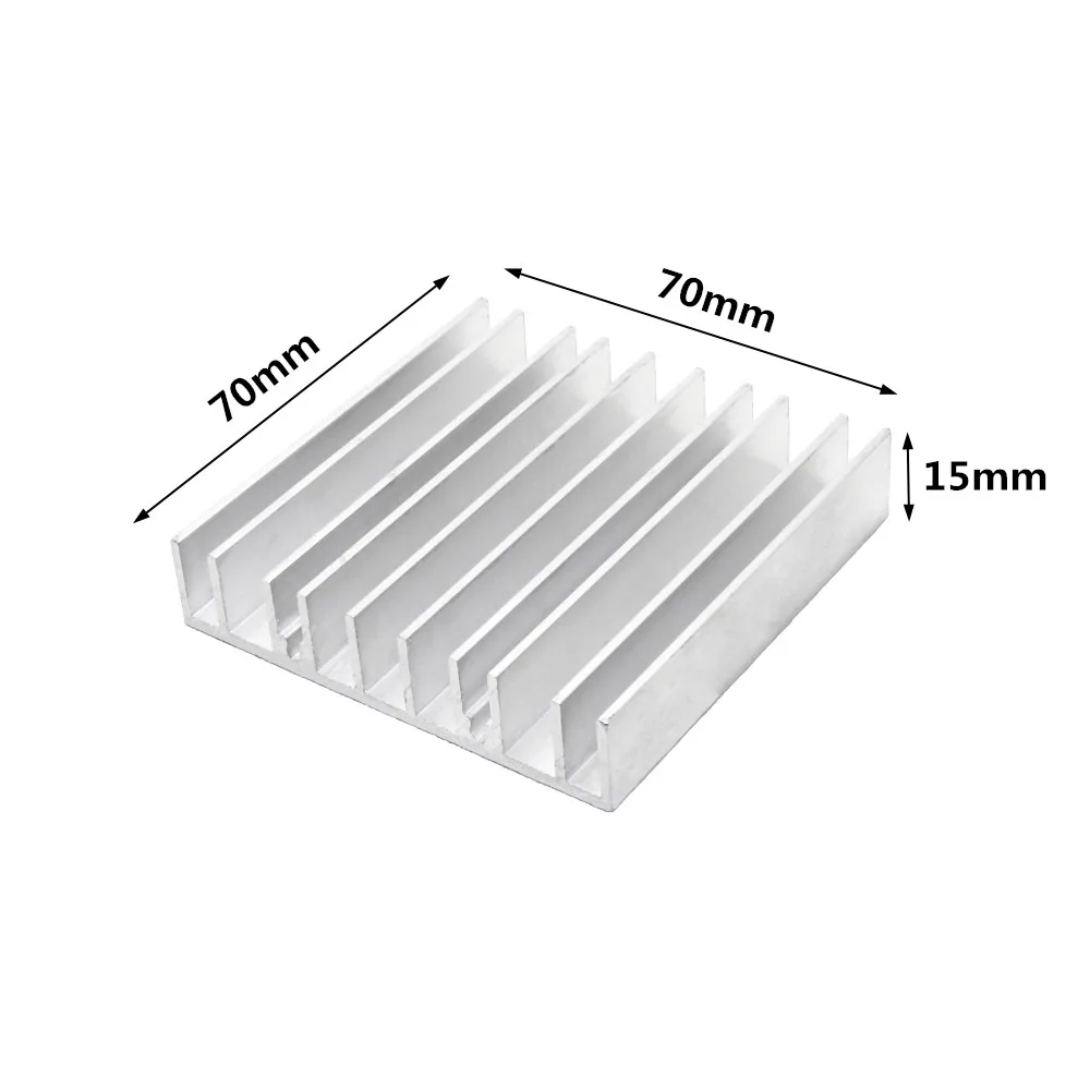 Extruded Aluminum Heatsink Radiator Heat Sink Cooler for Electronic LED Chip Cooling Heat Dissipation