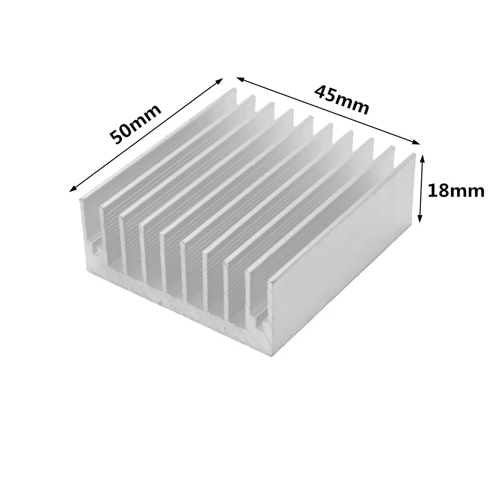 Extruded Aluminum Heatsink Radiator Heat Sink Cooler for Electronic LED Chip Cooling Heat Dissipation