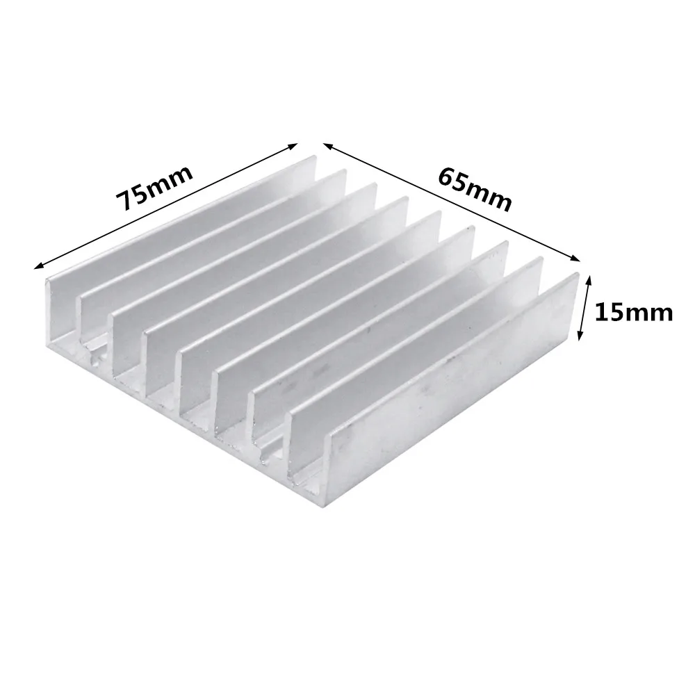 Extruded Aluminum Heatsink Radiator Heat Sink Cooler for Electronic LED Chip Cooling Heat Dissipation