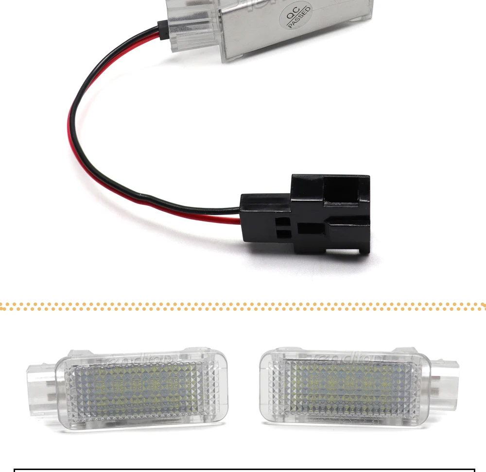 LED Footwell Under Courtesy Light Luggage Trunk Glove Box Lamp White/Red/Blue Trunk Boot Light For Audi A1 A2 A3 A4 A5 A6 A7 A8