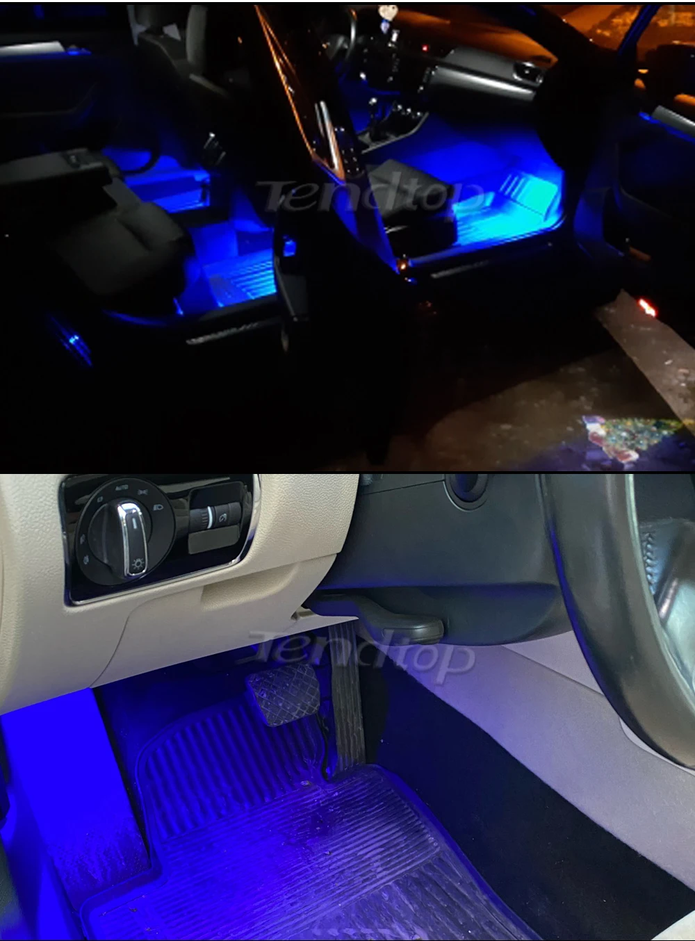 LED Footwell Under Courtesy Light Luggage Trunk Glove Box Lamp White/Red/Blue Trunk Boot Light For Audi A1 A2 A3 A4 A5 A6 A7 A8