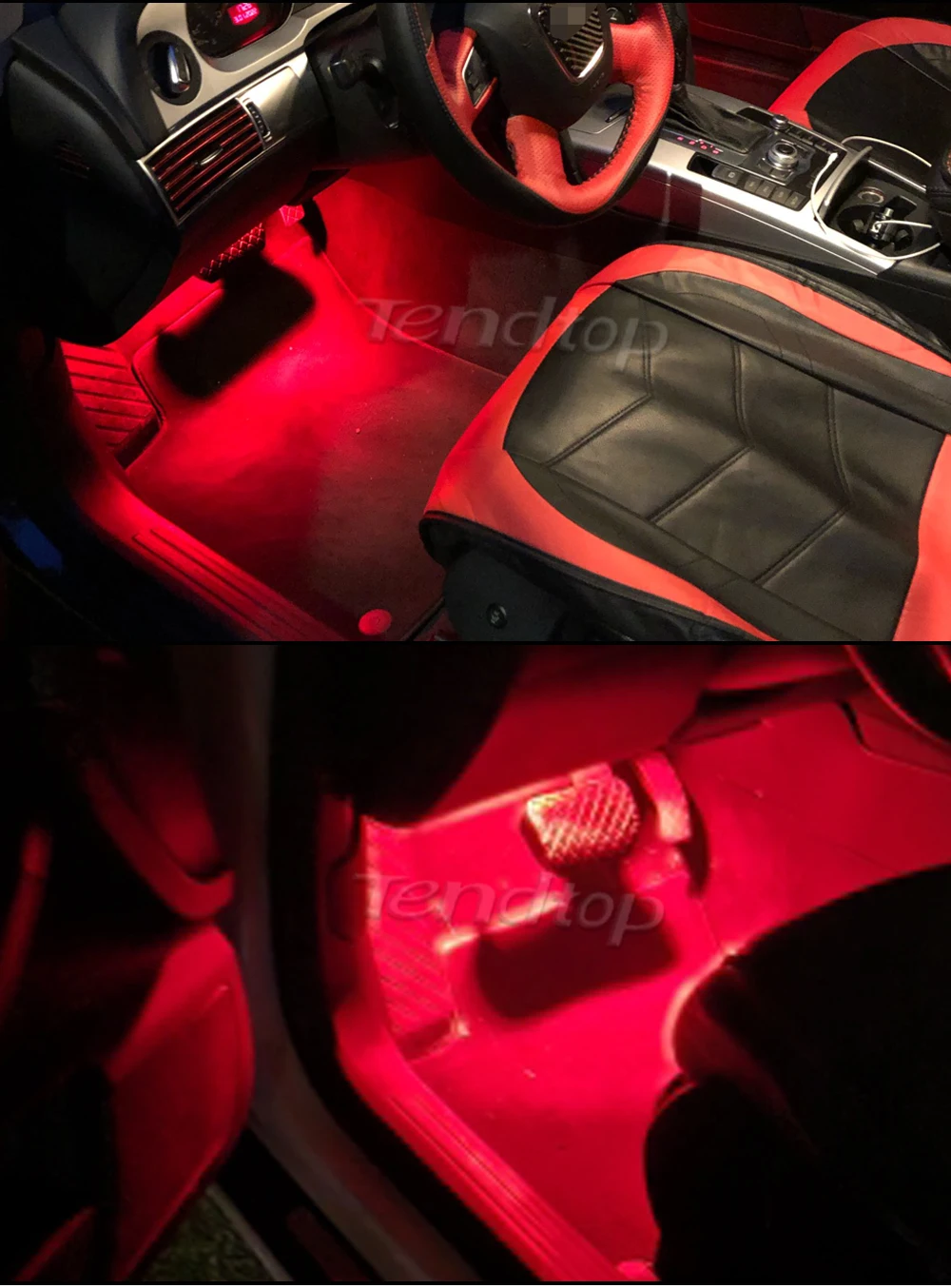 LED Footwell Under Courtesy Light Luggage Trunk Glove Box Lamp White/Red/Blue Trunk Boot Light For Audi A1 A2 A3 A4 A5 A6 A7 A8