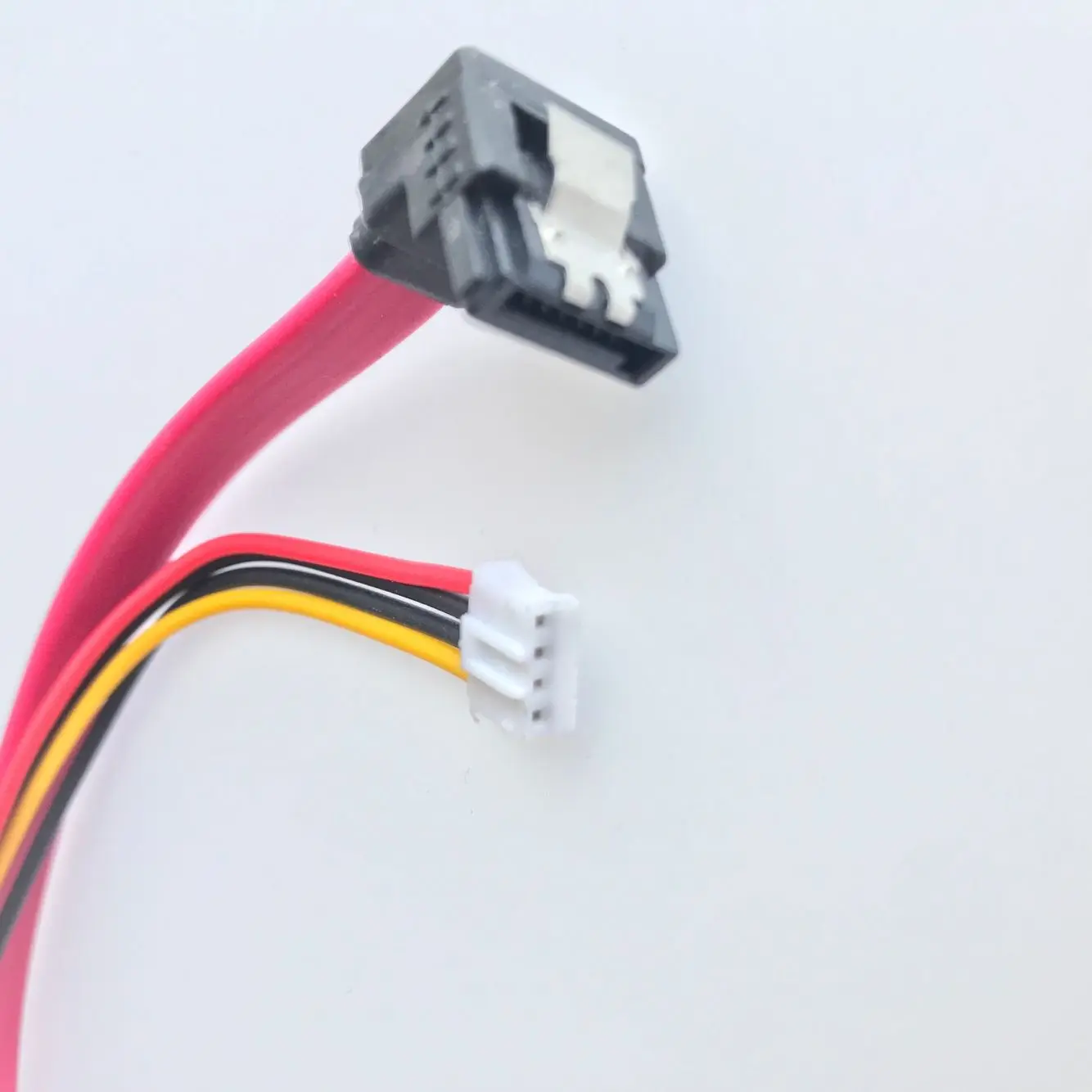 2-in-1 7Pin SATA DATA + 2.0mm 4Pin Power Combo 7+15 Pin 22P SATA Conjoint CD/DVD HD Hard Disk Cable 20cm
