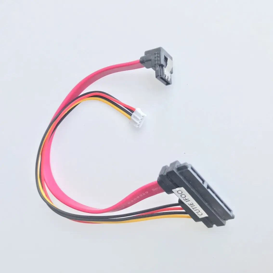2-in-1 7Pin SATA DATA + 2.0mm 4Pin Power Combo 7+15 Pin 22P SATA Conjoint CD/DVD HD Hard Disk Cable 20cm