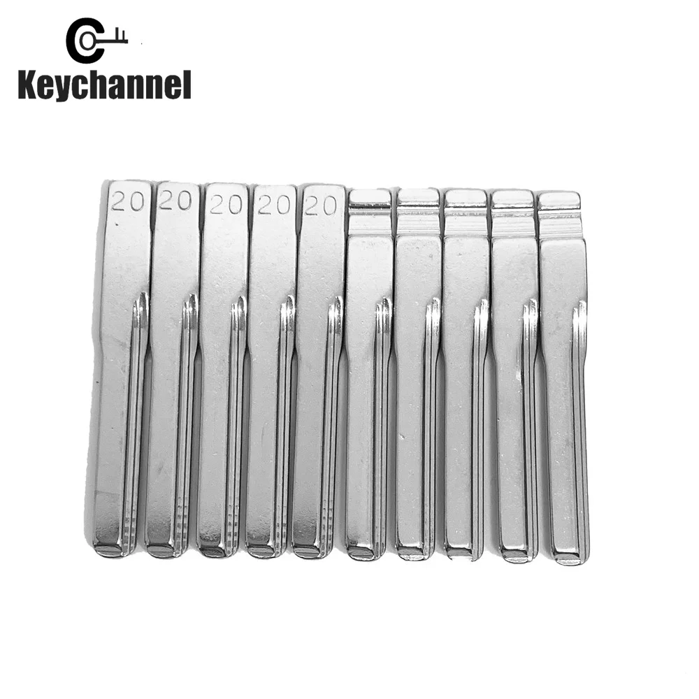10pcs Car Key Blade HU64 Universal KD Key Blank 20# for Benz CLA W204 W203 W211W207 W164 W211 for KD KEYDIY VVDI Xhorse Remote