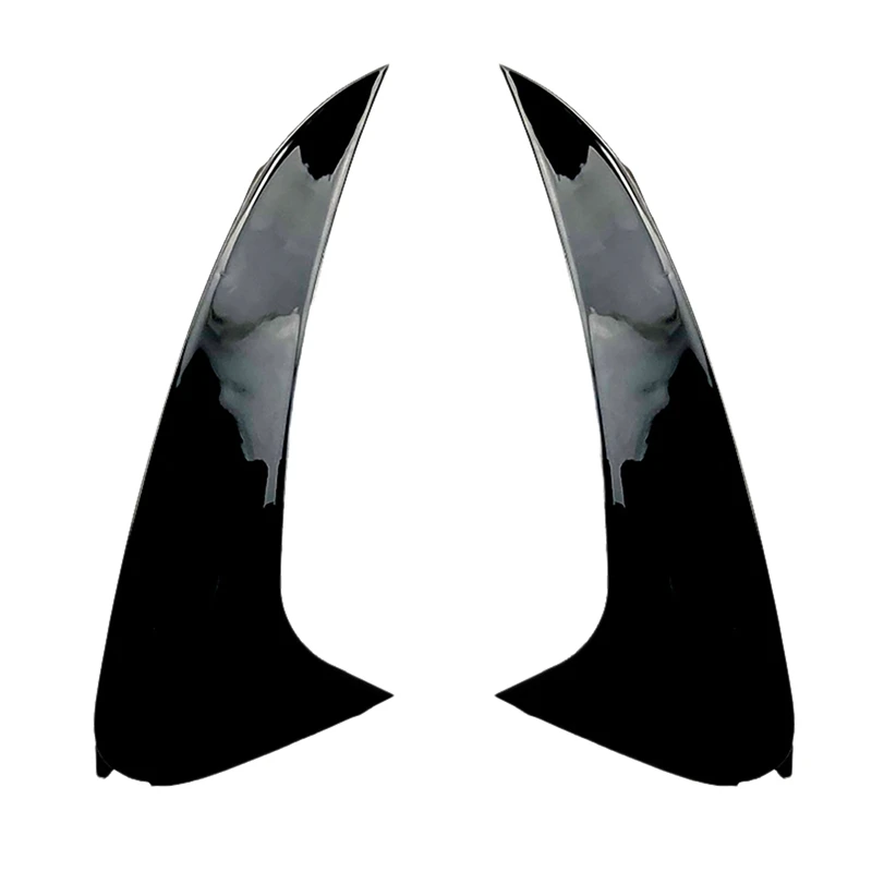 Glossy Black Rear Bumper Splitter Spoiler Rear Canard Air Vent Trim for Benz CLS Class W218 CLS250 CLS400 CLS500 14-17