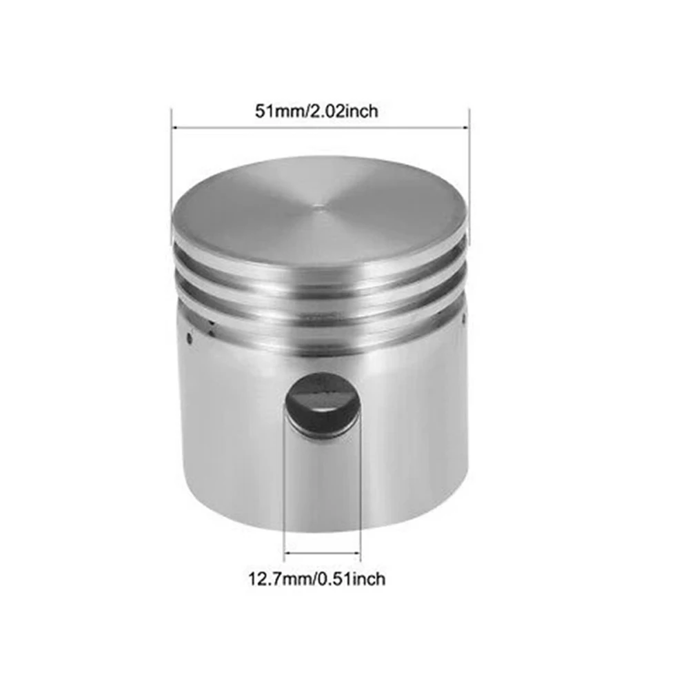42/47/48/51/65mm Air Compressor Piston Piston Rings Parts Air Pump Accessories For Air Compressor Pneumatic Parts Replacement