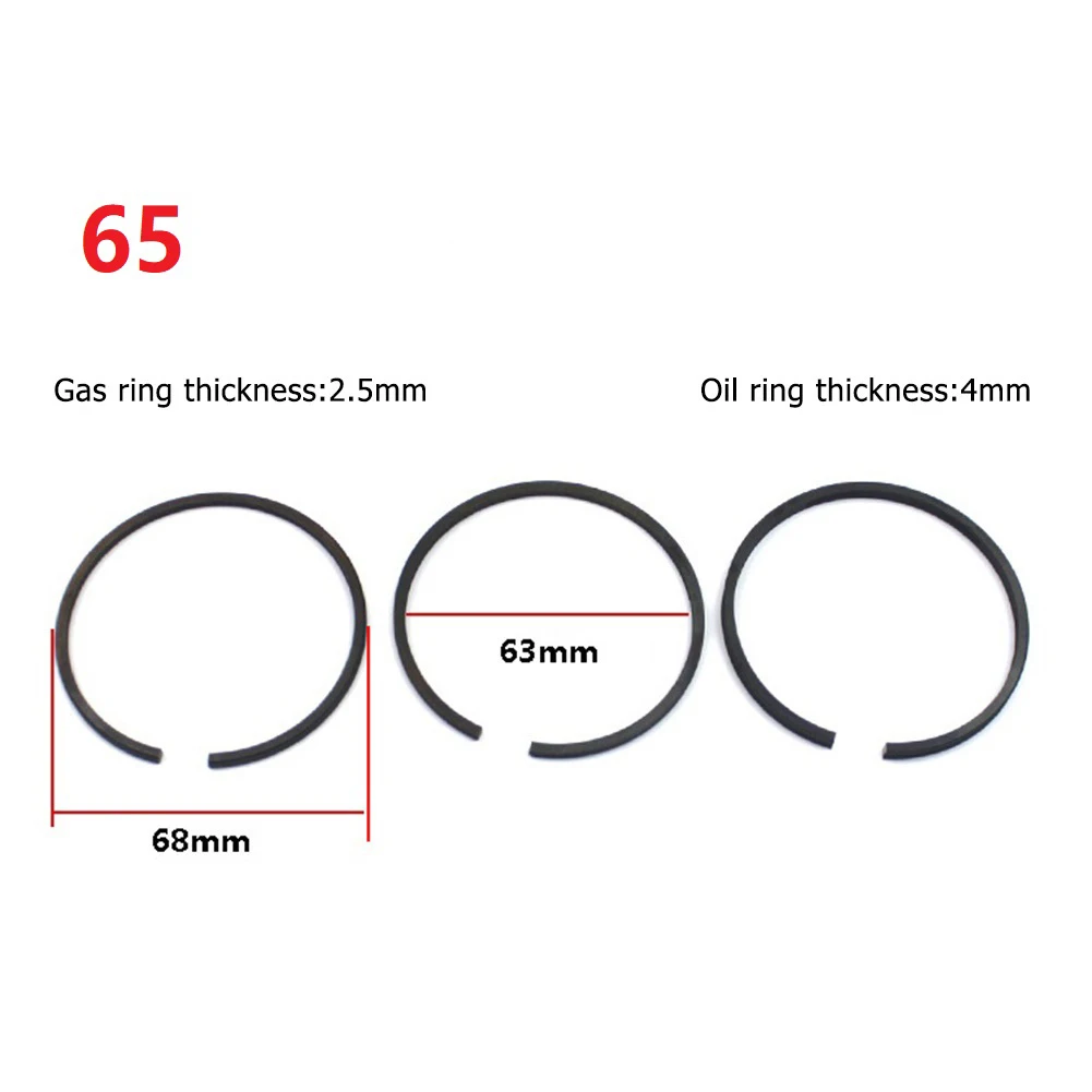 42/47/48/51/65mm Air Compressor Piston Piston Rings Parts Air Pump Accessories For Air Compressor Pneumatic Parts Replacement