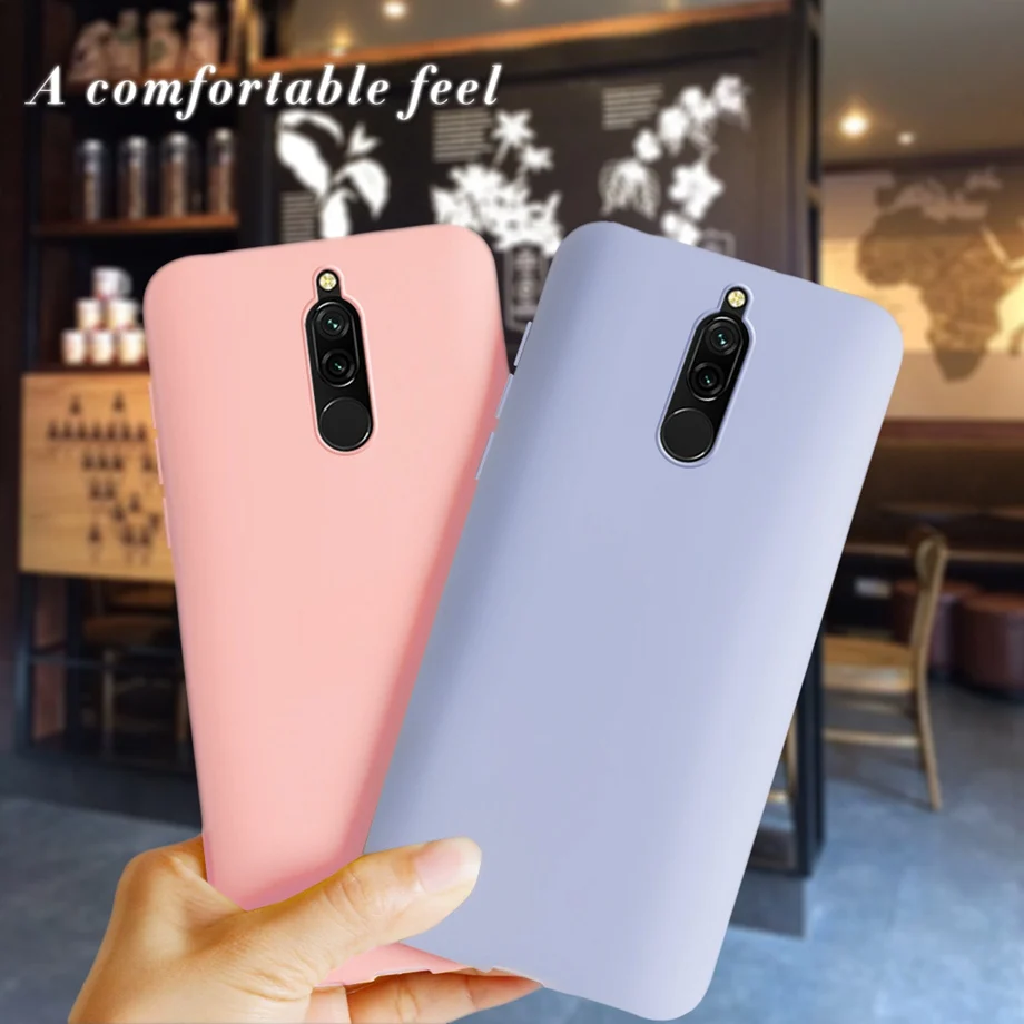 For Xiaomi Redmi 8 Case Soft TPU Candy Color Matte Cover Silicone Case For Redmi 8 8A Dual 8A Pro Back Shell Cover Coque Bumper