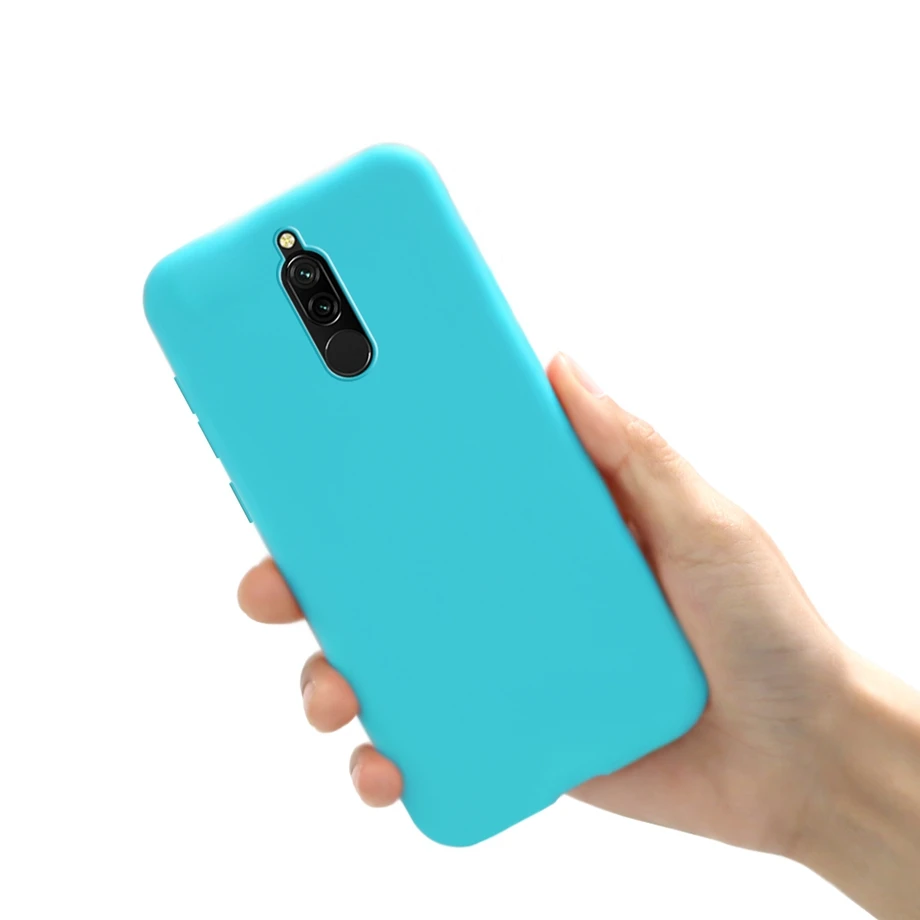 For Xiaomi Redmi 8 Case Soft TPU Candy Color Matte Cover Silicone Case For Redmi 8 8A Dual 8A Pro Back Shell Cover Coque Bumper