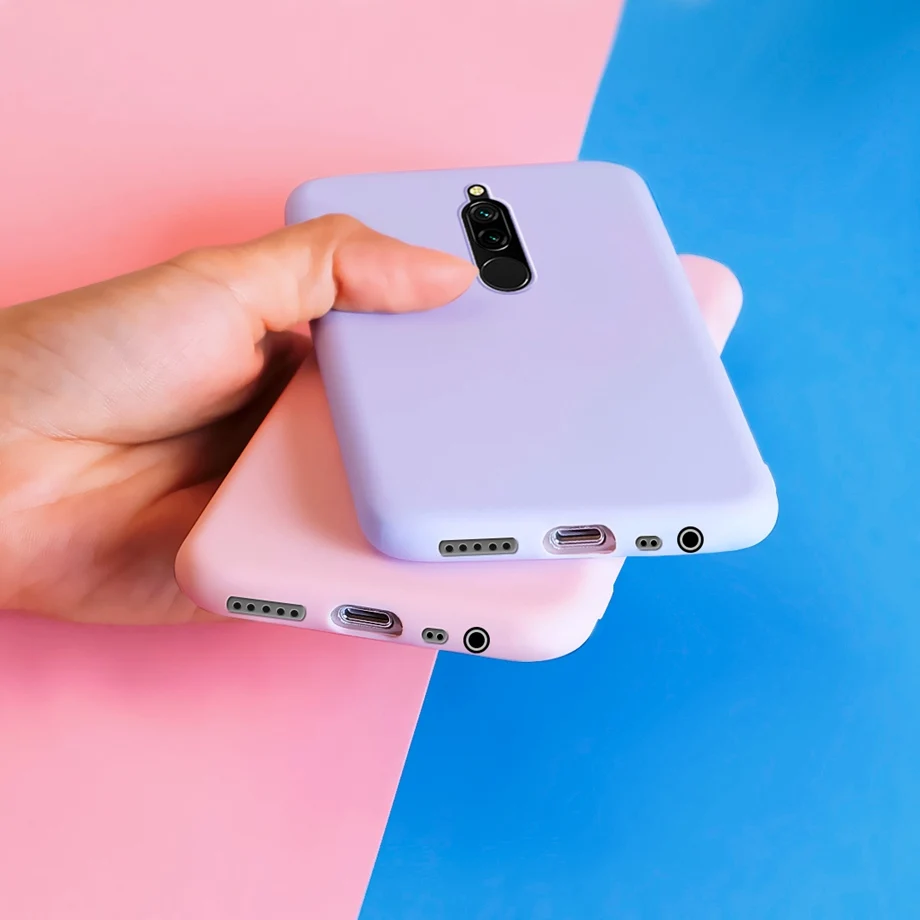 For Xiaomi Redmi 8 Case Soft TPU Candy Color Matte Cover Silicone Case For Redmi 8 8A Dual 8A Pro Back Shell Cover Coque Bumper
