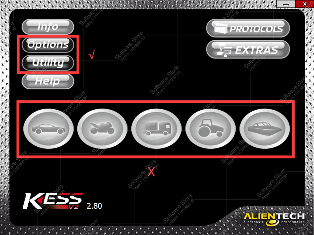 ECU Software Ksuite 2.80 Work With K E S S V2 V5.017 RSA Error Unlock Corrected for Car Truck Bike Tractors EU Online Version